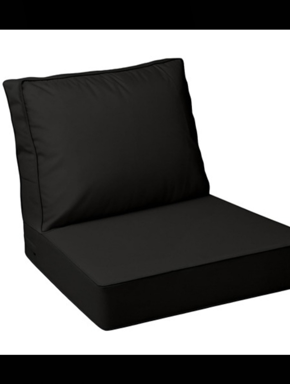 AAAAAcessories Deep Outdoor Seat Cushion 23.5x25.5x5 / 23.5x19